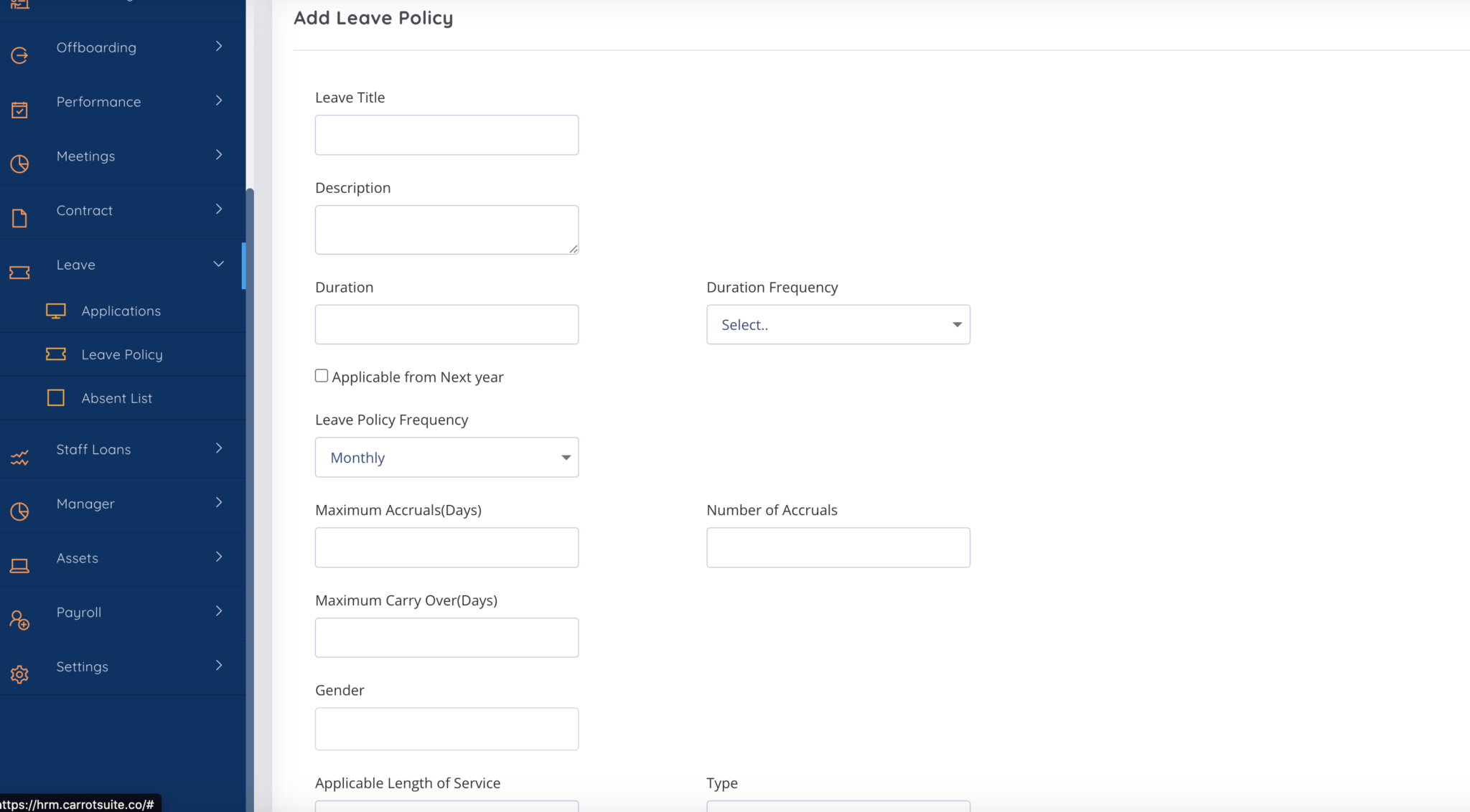 Leave management HR software in Nigeria